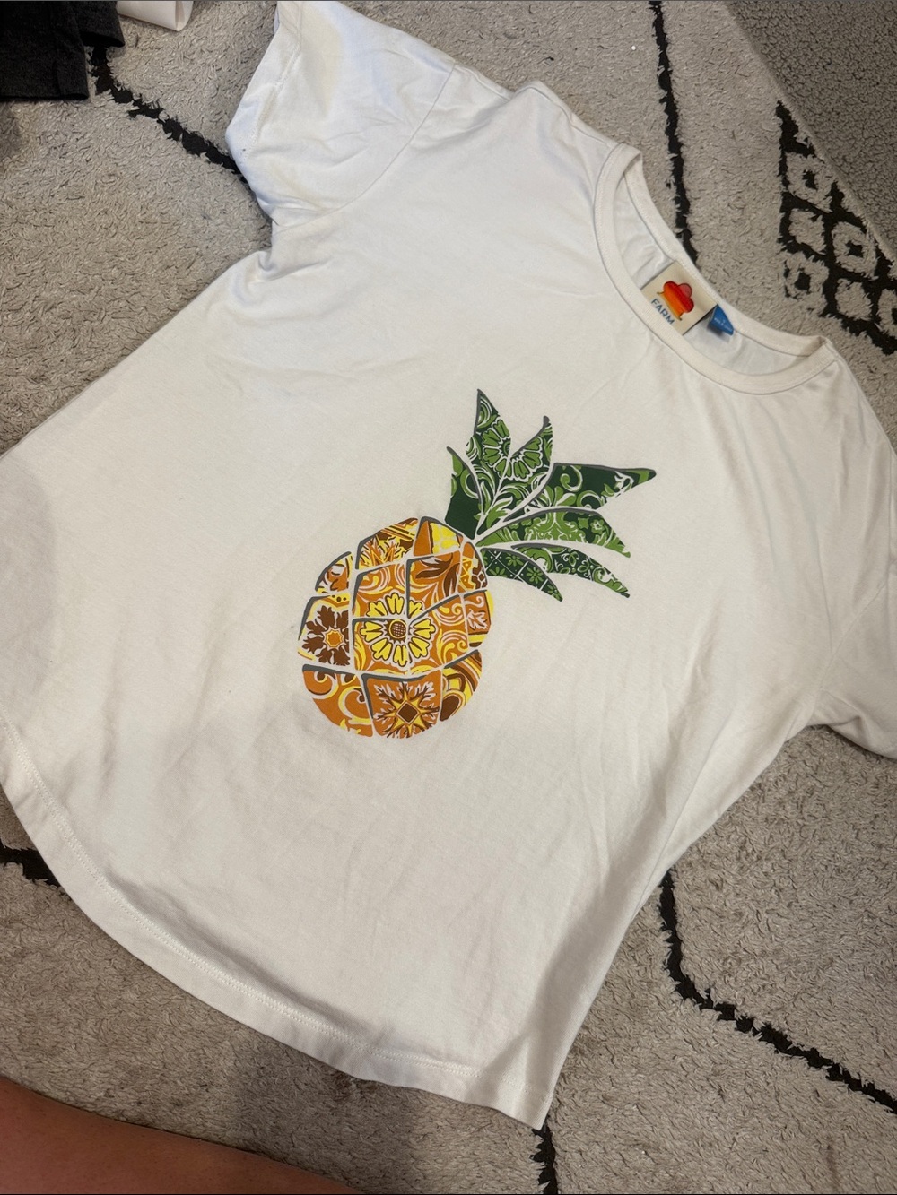 Farm rio t shirt s pineapple